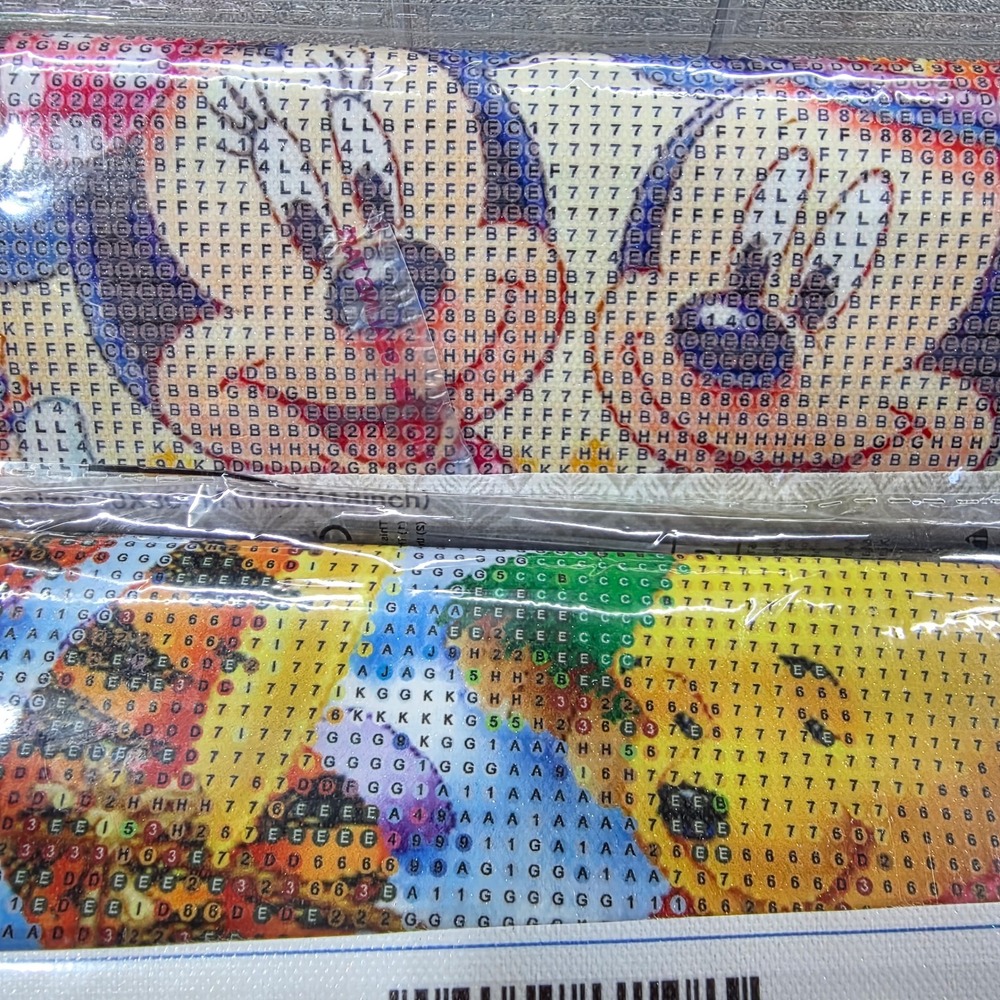 Disney Diamond Painting Kit Lot 3pc 30x30cm New Mickey Pooh Tinkerbell
